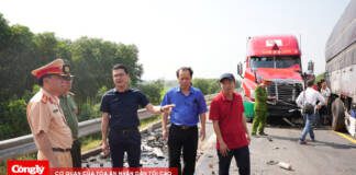 3 người chết trong vụ tai nạn liên hoàn trên cao tốc Cam Lộ - La Sơn