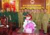 Công an tỉnh Rattanakiri (Campuchia) và Attapư (Lào) thăm, chúc Tết Bộ Chỉ huy BĐBP tỉnh