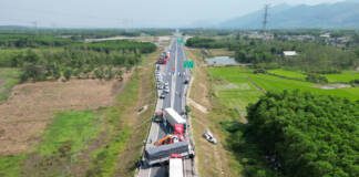 Nhiều điểm nối làn cao tốc Cam Lộ - La Sơn tiềm ẩn nguy cơ tai nạn