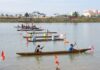 Chùm ảnh: Độc đáo đua thuyền độc mộc trên dòng Đăk Bla