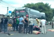 Xe máy đâm đuôi ô tô taxi rồi tai nạn liên hoàn, 4 người thương vong ở Gia Lai