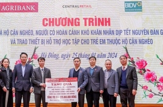 6 tháng đầu năm, Agribank chi hơn 220 tỷ đồng cho an sinh xã hội