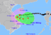 Bão Trà Mi cách Đà Nẵng khoảng 100 km